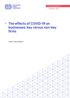 The effects of COVID-19 on businesses: key versus non-key firms