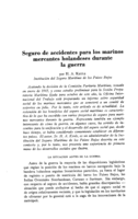 Seguro de accidentes-para los marinos mercantes holandeses durante la guerra