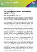 The labor market implications of technological and employment changes: executive summary