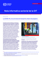 La COVID-19 y los servicios de transporte urbano de pasajeros