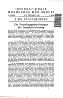 Les organes administratifs de l’assurance sociale