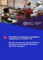 Disability inclusion in company responses to COVID-19: results of a survey among National Business and Disability Networks and their members