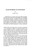 Social problems in Switzerland