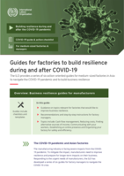 Guides for factories to build resilience during and after COVID-19