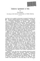 Collective agreements in Italy