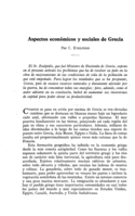 Aspectos económicos y sociales de Grecia