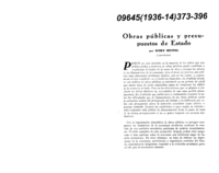 Obras públicas y presupuestos de Estado