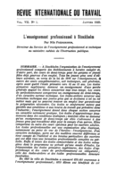 L'enseignement professionnel à Stockholm