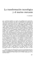 La transformación tecnológica y el marino mercante
