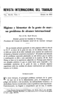Higiene y bienestar de la gente de mar: un problema de alcance internacional