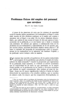 Problemas físicos del empleo del personal que envejece