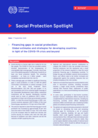 Financing gaps in social protection: global estimates and strategies for developing countries in light of the COVID-19 crisis and beyond