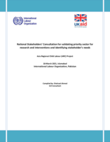 National stakeholders’ consultation for validating priority sector for research and interventions and identifying stakeholder’s needs, 18-March 2021
