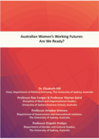 Australian women’s working futures: are we ready?