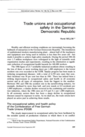 Trade unions and occupational safety in the German Democratic Republic
