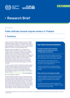 Public attitudes towards migrant workers in Thailand