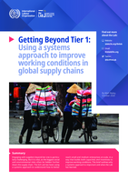 Getting beyond tier 1: using a systems approach to improve working conditions in global supply chains