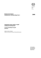 Integrating mass media in small enterprise development: current knowledge and good practices