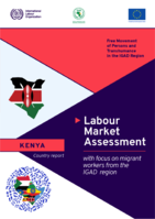 Labour market assessment with focus on migrant workers from the IGAD region: Kenya country report