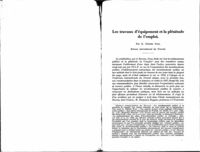 Les travaux d'équipement et la plénitude de l'emploi