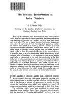 The practical interpretation of index numbers