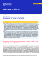 COVID-19: impacto en el comercio y el empleo en los países en desarrollo