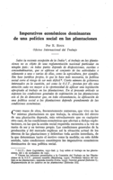 Imperativos económicos dominantes de una política social en las plantaciones