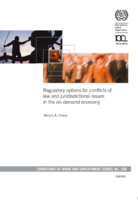 Regulatory options for conflicts of law and jurisdictional issues in the on-demand economy