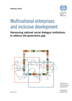 Multinational enterprises and inclusive development: harnessing national social dialogue institutions to address the governance gap