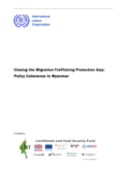 Closing the migration-trafficking protection gap: policy coherence in Myanmar