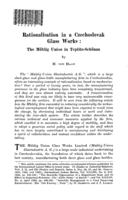 Rationalisation in a Czechoslovak glass works: the Mühlig union in Teplitz-Schönau