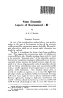 Some economic aspects of rearmament: II