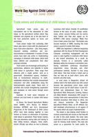Trade unions and elimination of child labour in agriculture: World Day Against Child Labour, 12 June 2007