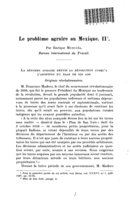 Le problème agraire au Mexique: II