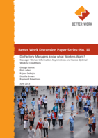 Do factory managers know what workers want?: manager-worker information asymmetries and pareto optimal working conditions