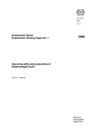 Improving skills and productivity of disadvantaged youth