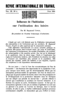 Influence de l'habitation sur l'utilisation des loisirs