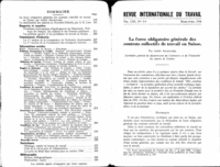 La force obligatoire générale des contrats collectifs de travail en Suisse