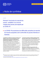 Prévenir l’exclusion du marché du travail: remédier à la crise de l’emploi des jeunes provoquée par le COVID-19