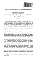 L'éducation ouvrière en Grande-Bretagne