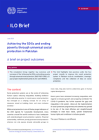 Achieving the SDGs and ending poverty through universal social protection in Pakistan: a brief on project outcomes