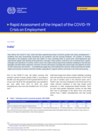 Rapid assessment of the impact of the COVID-19 crisis on employment: India