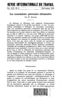 Les associations patronales allemandes