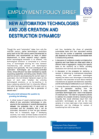 New automation technologies and job creation and destruction dynamics