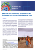 Persons with disabilities in a just transition to a low-carbon economy