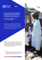 Improved working conditions, productivity and income for formalized women tanners: Guédiawaye artisanal tanners cooperative, Senegal