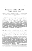La seguridad social en la URSS