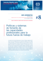 Políticas y sistemas de fomento delas capacidades profesionales para la futura fuerza de trabajo