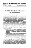 La O.I.T. mira hacia el porvenir: una nota del Director