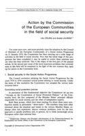 Action by the commission of the European communities in the field of social security